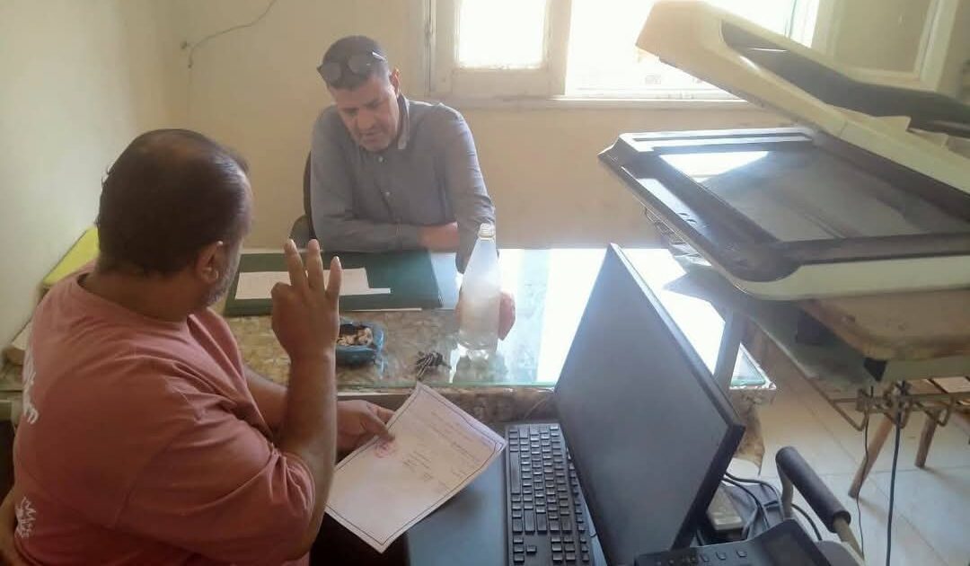 رئيس مركز ومدينة منوف يتابع مستجدات منظومة المتغيرات المكانية بمجلس المدينة