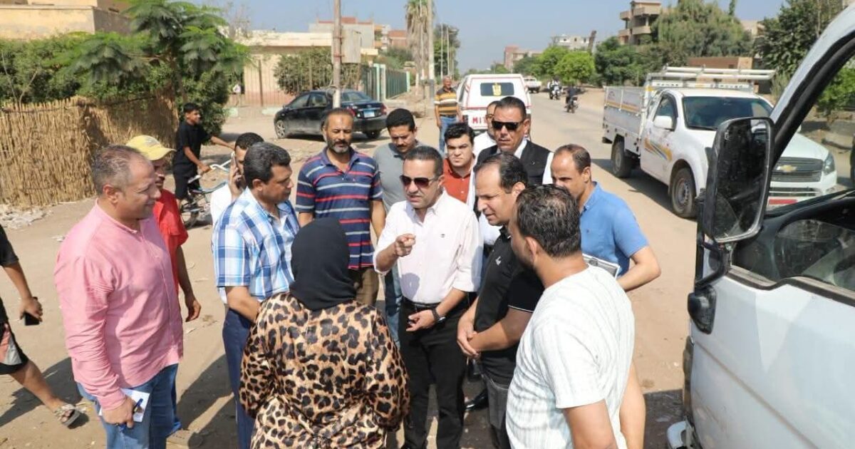 جولة ميدانية لمحافظ المنوفية بالباجور لدعم التعليم وتحسين الخدمات