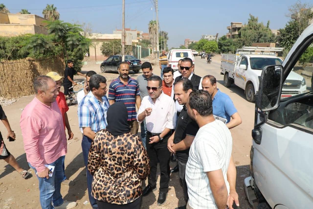 جولة ميدانية لمحافظ المنوفية بالباجور لدعم التعليم وتحسين الخدمات