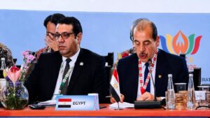نائب وزير الصحة يستعرض تجربة مصر في تطوير المنظومة الصحية خلال اجتماع وزراء صحة دول «بريكس» بالهند