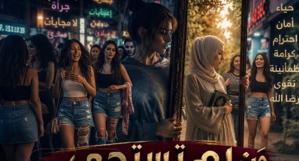 بقلم المعز غَنِـي حين يُصبح الستر غريبًا... ويُسوَّق العُري على أنه تحضّر ...!