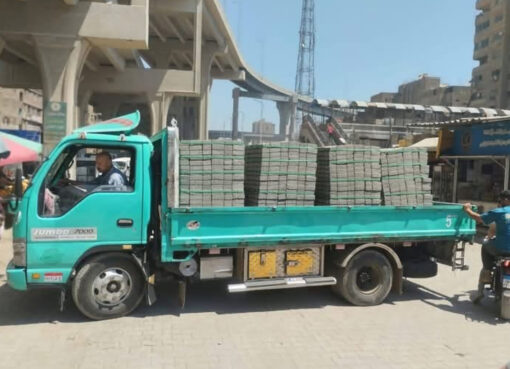 محافظ الجيزة يتابع أعمال رفع كفاءة كوبري مشاة همفرس ببولاق الدكرور