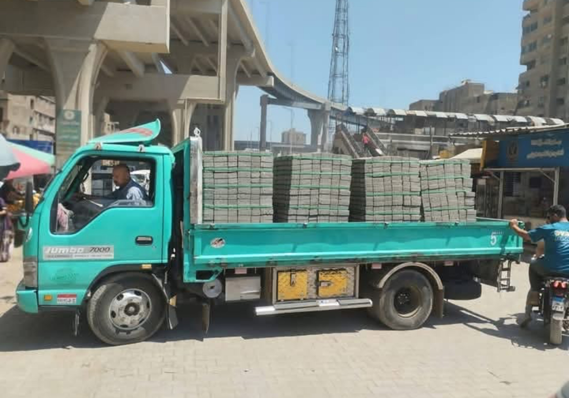 محافظ الجيزة يتابع أعمال رفع كفاءة كوبري مشاة همفرس ببولاق الدكرور