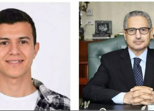 محافظ بني سويف يهنئ الطالب بدر محمود حسن بمدرسة لحصوله على المركز الأول على مستوى الجمهورية بين مدارس شركة المياه..