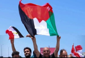 هيئة البث الاسـرائيلية تبرز رفع حسام حسن علم فلسـطين فى العلمين الجدبدة
