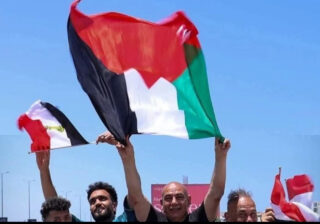 هيئة البث الاسـرائيلية تبرز رفع حسام حسن علم فلسـطين فى العلمين الجدبدة