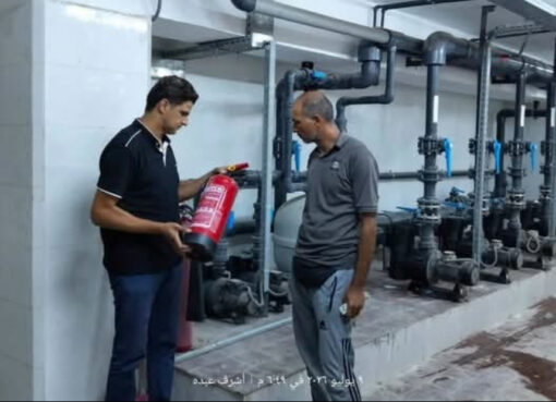 غلق حمام سباحة مركز التنمية الشبابية بأطفيح لعدم استيفاء اشتراطات الكود المصري للأمن والسلامة