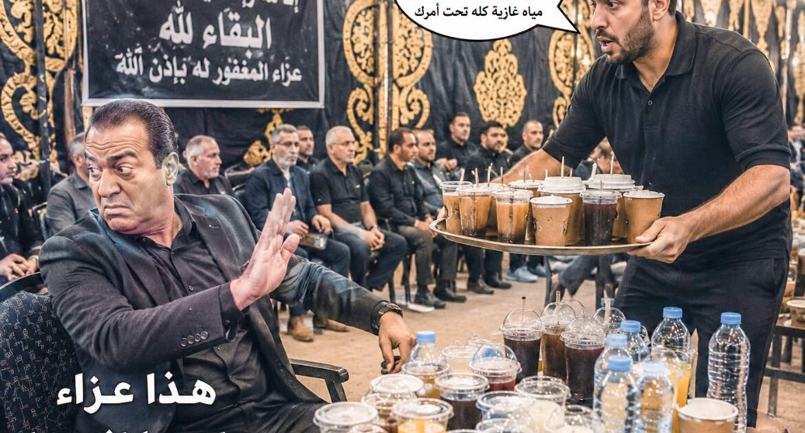 سرادق العزاء ليس كافتيريا