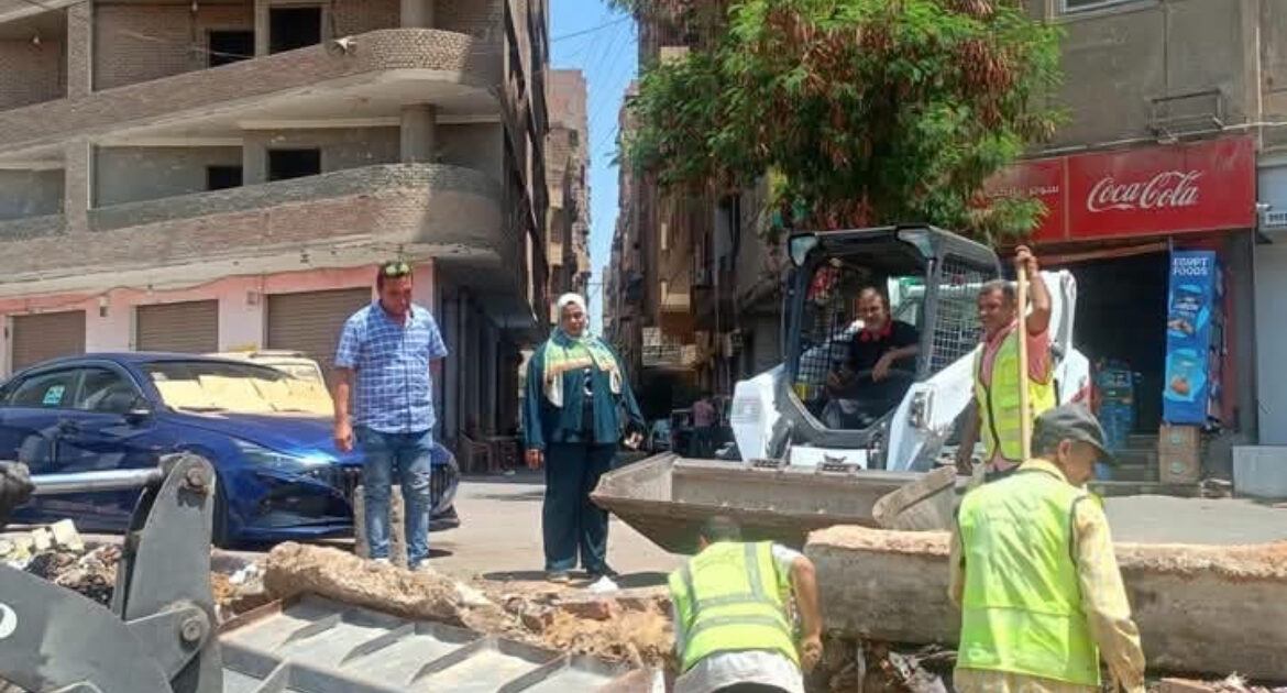 استجابات لمحافظة الجيزة للشكاوي الواردة علي مواقع التواصل الاجتماعي