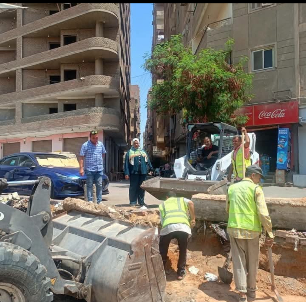 استجابات لمحافظة الجيزة للشكاوي الواردة علي مواقع التواصل الاجتماعي