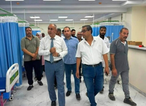 وكيل وزارة الصحة بالجيزة يتابع جاهزية وحدة الرعاية المركزة الجديدة بمستشفى البدرشين المركزي قبل افتتاحها
