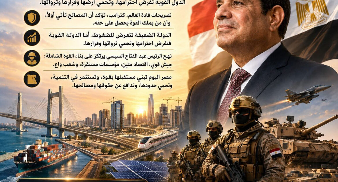 حين تتكلم القوة... تصمت الأطماع @إشارة