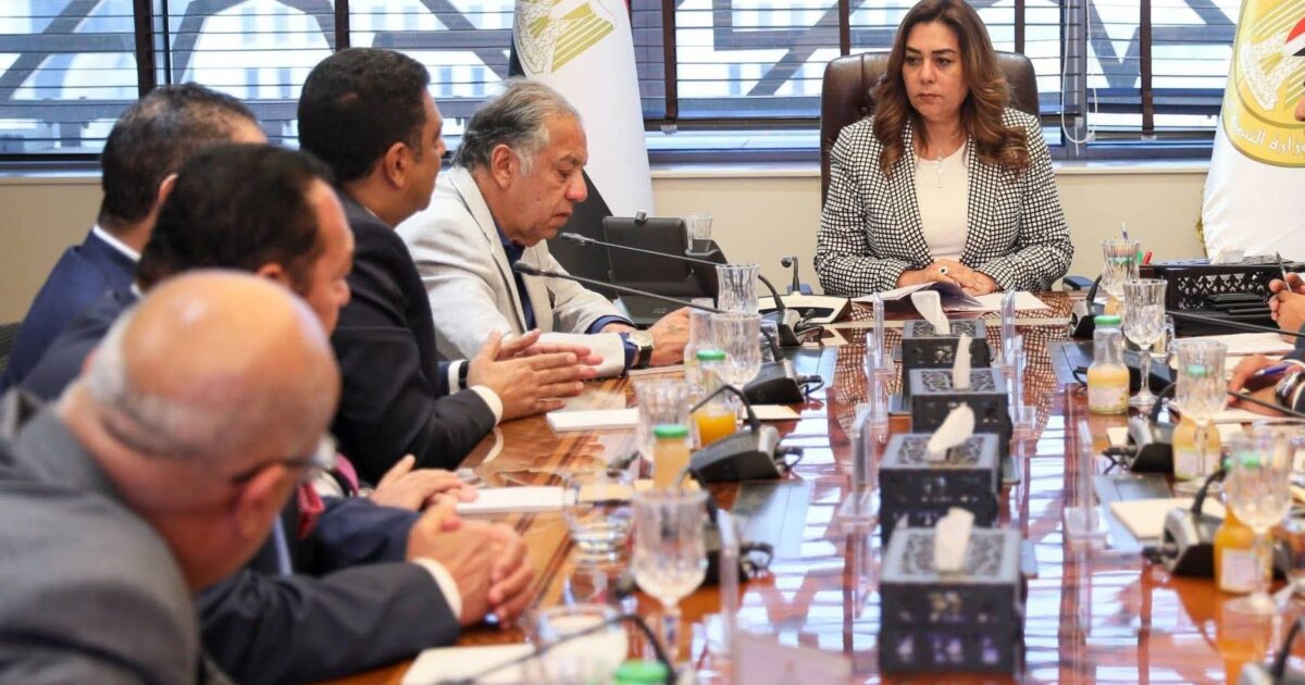 وزيرة التنمية المحلية والبيئة تناقش مع رئيس غرفة الصناعات الكيماوية تعزيز صناعة تدوير المخلفات والاستفادة من الحمأة