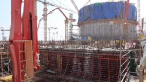 الاعلان عن إنجاز جديد بإكتمال أعمال الصبة الخرسانية لمبنى التحكم للوحدة النووية الأولى (UCB) بالمحطة النووية بالضبعة