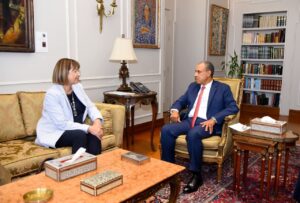 وزير الخارجية يستقبل المنسق المقيم للأمم المتحدة في مصر،