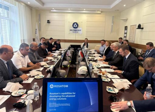 وزير الكهرباء والطاقة المتجددة يتفقد أحد مصانع روساتوم المتخصصة فى المفاعلات النووية الصغيرة خلال زيارته الرسمية بروسيا 