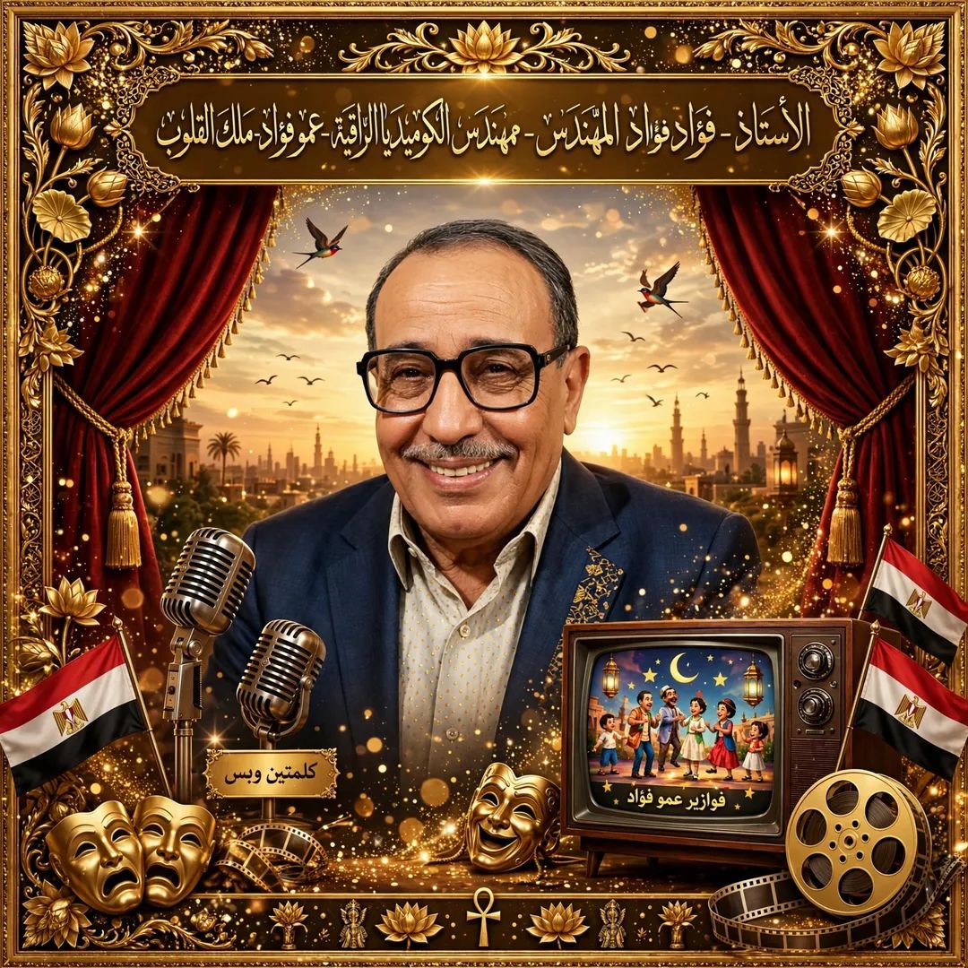 الأستاذ فؤاد المهندس.. مهندس الكوميديا الراقية وعمو فؤاد وملك القلوب وسفير الضحكة المهذبة
