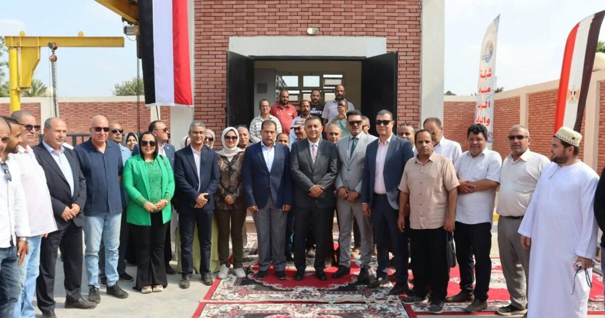 بتكلفة ٥٠ مليون جنيه افتتاح محطة رفع بقرية كفر منصور 