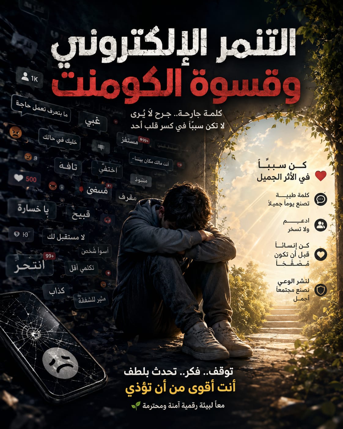 التنمر الالكتروني وقسوة الكومنت