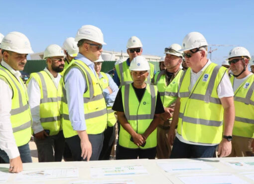 جولة تفقدية لرئيس هيئة المحطات النووية لتوليد الكهرباء لمتابعة سير الأعمال بموقع المحطة النووية بالضبعة