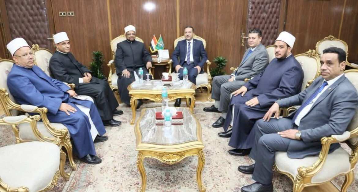 محافظ المنوفية يستقبل أمين مجمع البحوث الإسلامية لافتتاح لجنة الفتوى والمصالحات بشبين الكوم