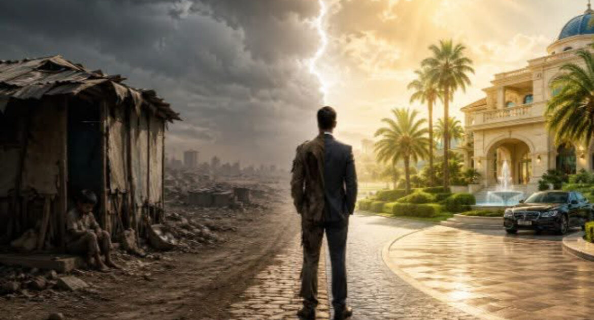 حين تُختبر الرجال… بالفقر والغنى