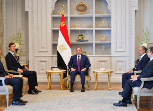 السيسى يبحث مع جاريد كوشنر تطورات الشرق الأوسط والقضية الفلسطينية