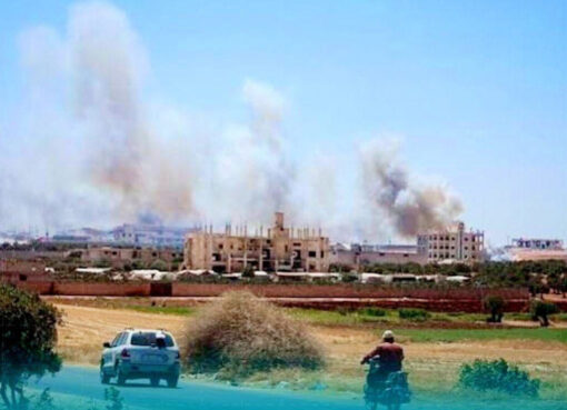 طيران مجهول يضـرب سـوريا..يسـتهدف مدرج مطار أبو الظهور العسكرى فى ريف إدلب الشرقى شمال غرب سوريا.