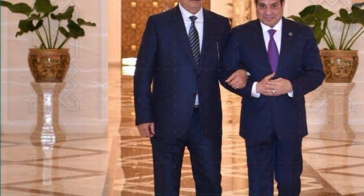 الرئيس السيسى يستقبل خليفة حفتر ويؤكد دعم مصر لوحدة ليبيا واستقرارها