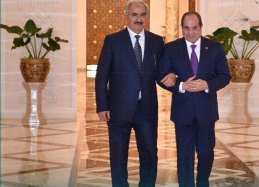 الرئيس السيسى يستقبل خليفة حفتر ويؤكد دعم مصر لوحدة ليبيا واستقرارها