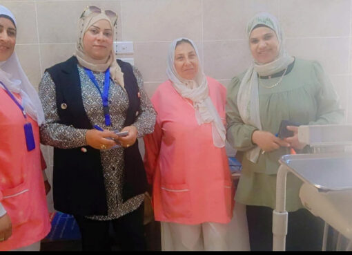 متابعة ميدانية مكثفة لإدارة التمريض للمنشآت الصحية بمدينة الغردقة