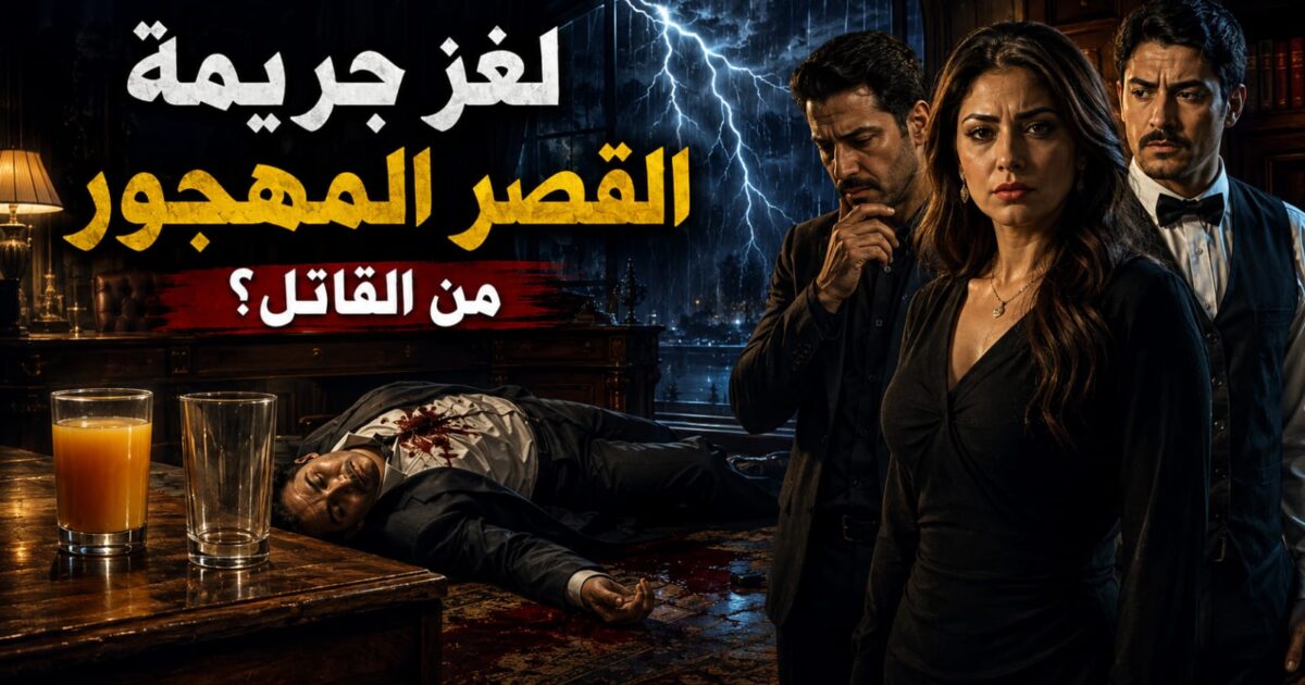 لغز جريمة القصر المهجور