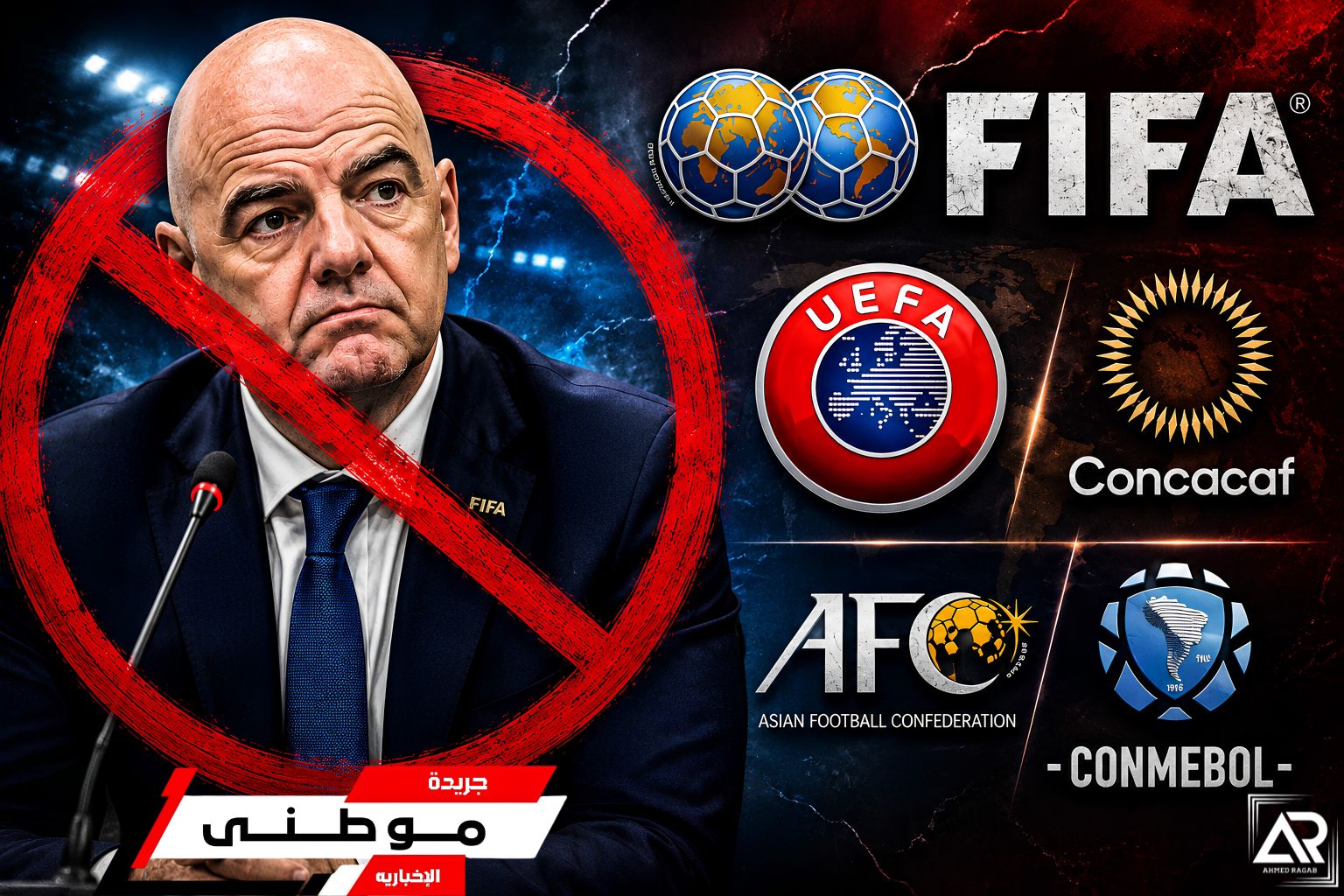 إنفانتينو فى مهب الريح