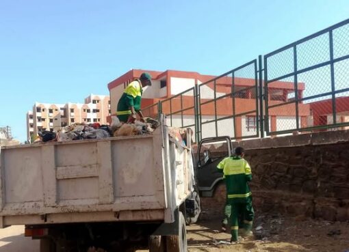 تكثيف أعمال النظافة