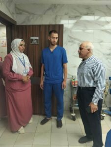 جولة مسائية مفاجئة لوكيل وزارة الصحة بالجيزة بمستشفى شبرامنت المركزي.. لمتابعة انتظام سير العمل والوقوف على مستوى الخدمات