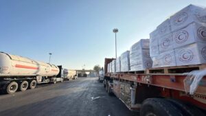 الهلال الأحمر المصري يطلق قافلة «زاد العزة 271» إلى غزة بأكثر من 3,490 طنًا من المساعدات الإنسانية