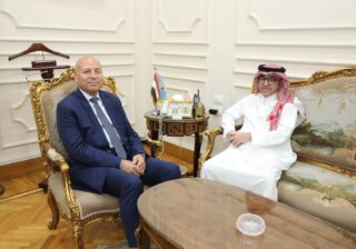 معالي محافظ القاهرة يستفبل معالي رئيس المنظمة العربية للسياحة
