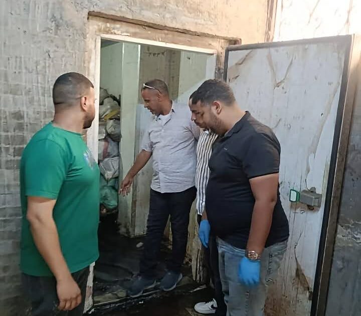ضبط 70 طنًا من اللحوم ومقطعات وهياكل الدواجن والدهون الحيوانية الفاسدة بالجيزة
