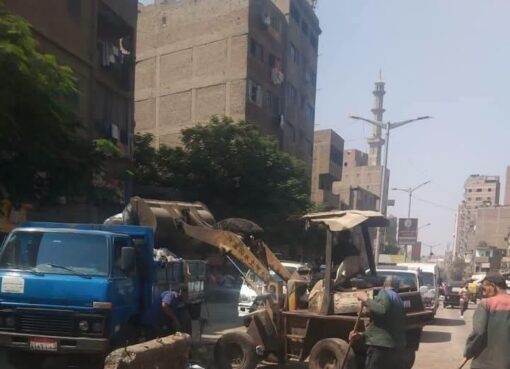 الانصارى يحيل مسؤولي النظافة بأحياء المنيرة وإمبابة والوراق والعجوزة وهيئة النظافة للتحقيق بسبب التقصير 