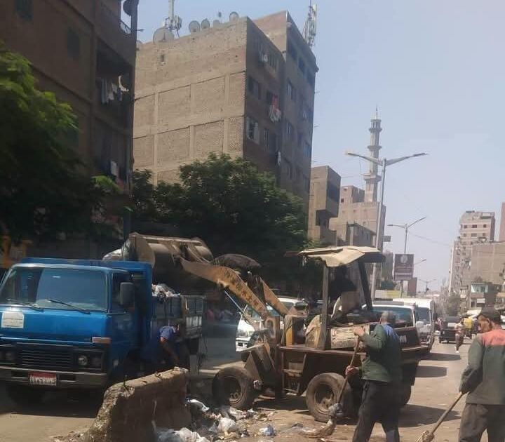 الانصارى يحيل مسؤولي النظافة بأحياء المنيرة وإمبابة والوراق والعجوزة وهيئة النظافة للتحقيق بسبب التقصير 