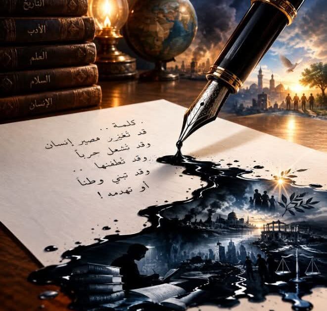 القلم أخطر من الرصاص…