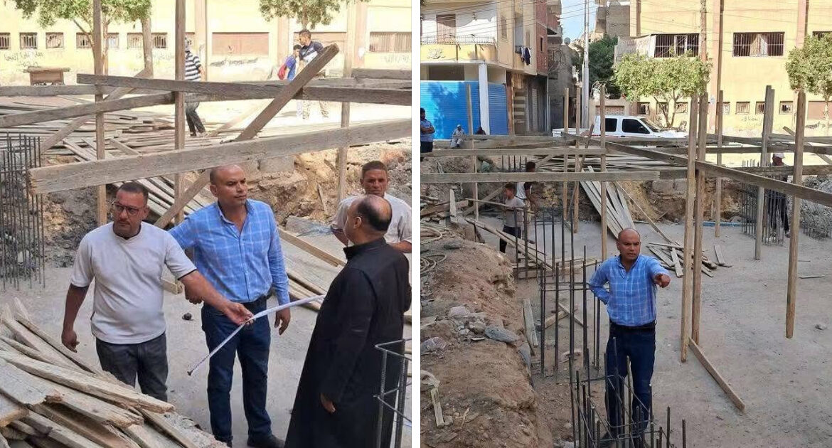 إزالة فورية لتعدٍ بالردود ومخالفة اشتراطات البناء بحي جنوب سمالوط..