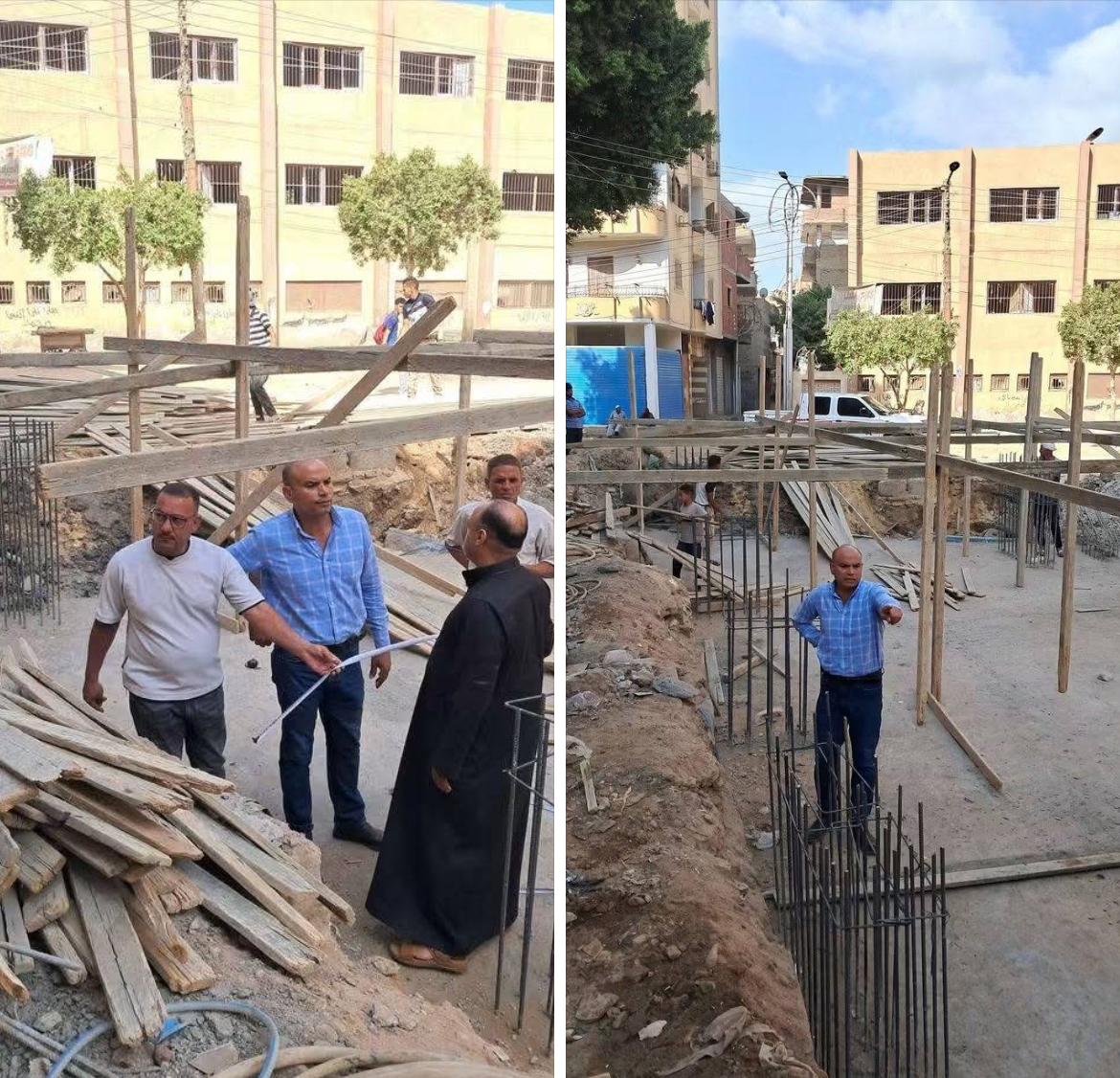 إزالة فورية لتعدٍ بالردود ومخالفة اشتراطات البناء بحي جنوب سمالوط..