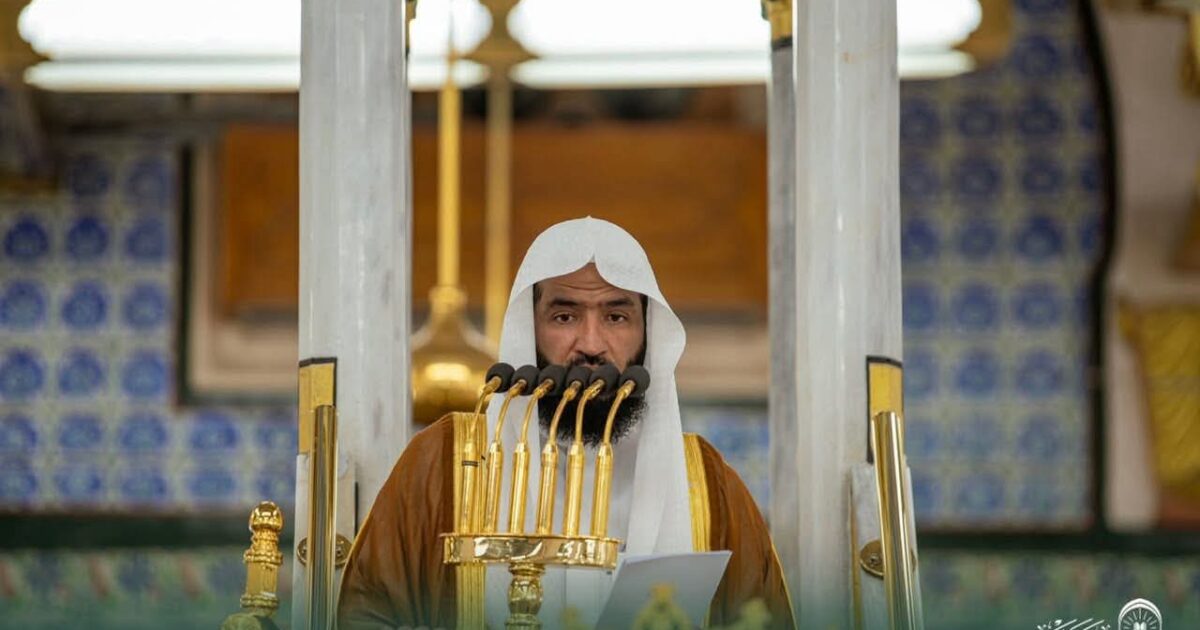 خطبة الجمعة من المسجد النبوي