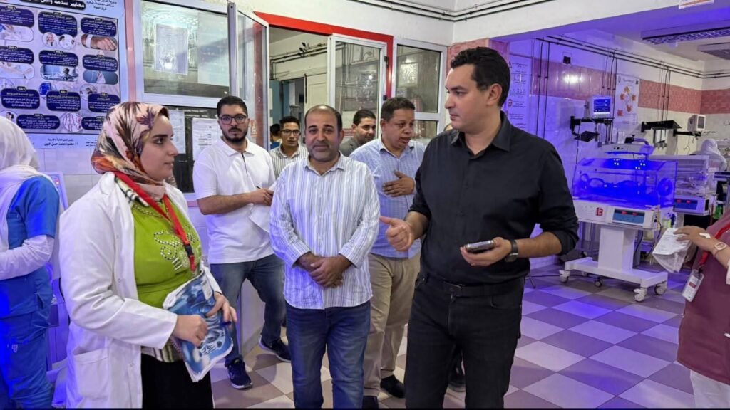 جوله للقائم بأعمال وكيل وزارة الصحه بالبحيره في مستشفي الدلنجات