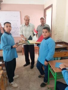 مدير تعليم كوم امبو يتفقد مدرسة السلام الإعدادية