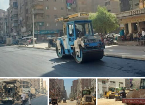 في إطار خطة الارتقاء بمستوى الطرق ..محافظ الجيزة يتابع أعمال تطوير ورفع كفاءة ورصف شارع ناهيا بحي بولاق الدكرور