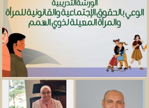 إعداد القادة تختتم الورشة التدريبية الوعي بالحقوق الاجتماعية والقانونية للمرأة والمرأة المعيلة لذوي الهمم هبه الخولي